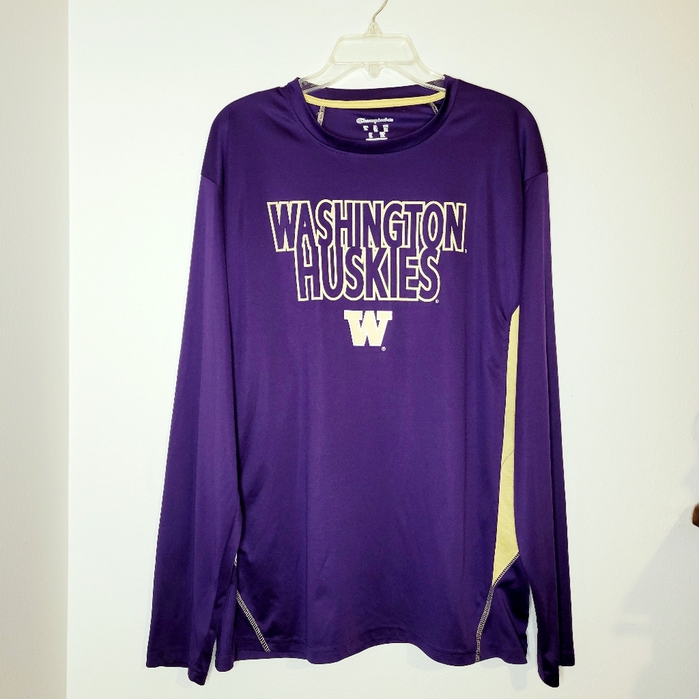 Champion Elite Washington Huskies Long Sleeve T-shirt